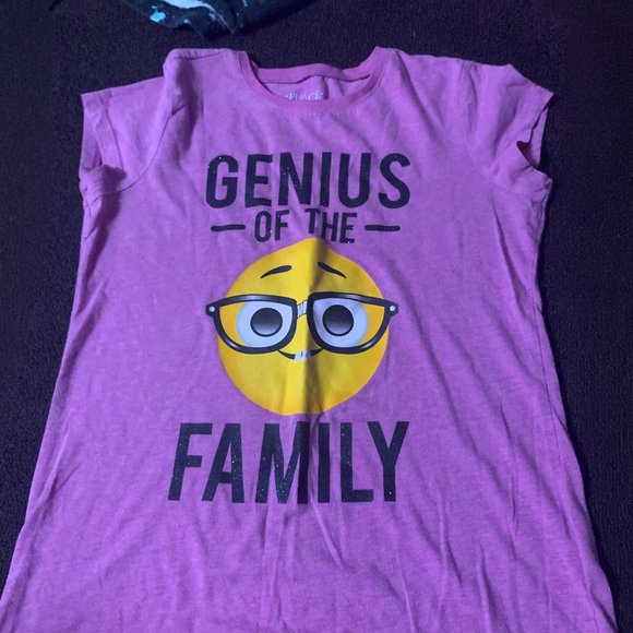 The Children's Place Pink Genius of the Family T-shirt Girls XL